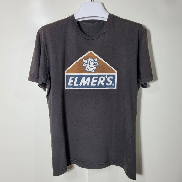 Elmer's Men Black T-Shirt - Picture 1 of 10